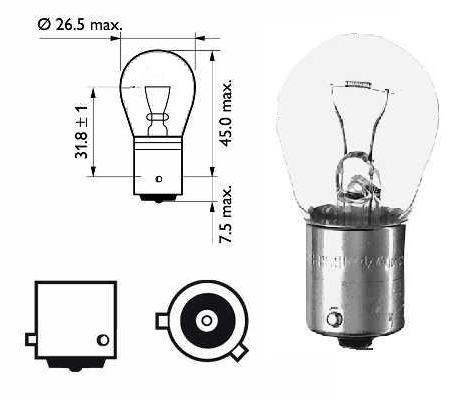 Bombilla 12V 21W : Precio Guatemala