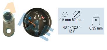 Fae Componentes Electromecánicos 99830 - Kit reloj temperatura con  resistencia roscada a culata.