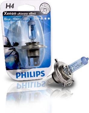 H4 Philips Premium Lámpara Vision +30% 12V 60/55W