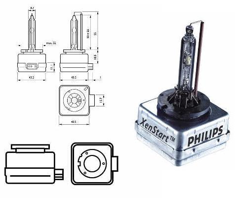 Philips 85410C1 - LAMPARA D1S 85410 35W