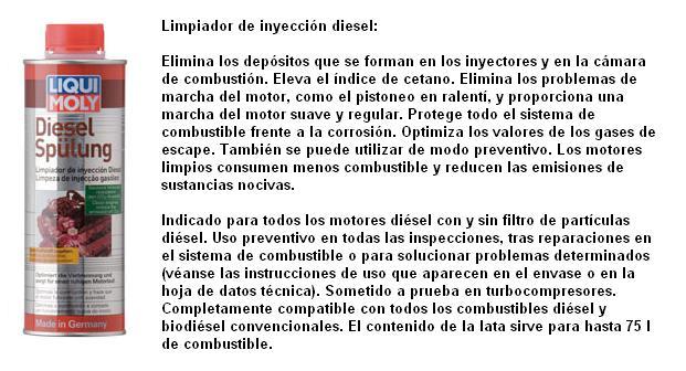 LIMPIA INYECTORES DIÉSEL