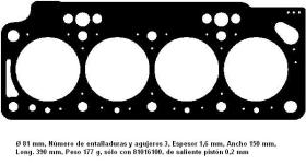 Ajusa 10095120 - JUNTA DE CULATA RENAULT