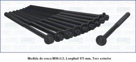 Ajusa 81006700 - JUEGO TORNILLOS DE CULATA CITROEN