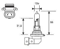 Amolux 105XL - HB-3 12V 65W USA XENON