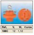 Amolux 188C - LAMP.CASQ.PLAST.12V1,12WBX8,4D