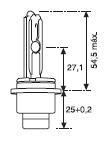 Amolux 601 - LAMP DESCARGA XENON 35W P32D-2