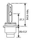  601 - LAMP DESCARGA XENON 35W P32D-2
