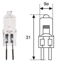 Amolux 705 - LAMPARA BI PIN 24V 20W JC-G4