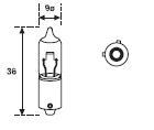 Amolux 756 - LAMP.TUBULAR 24V 21W BAY9S