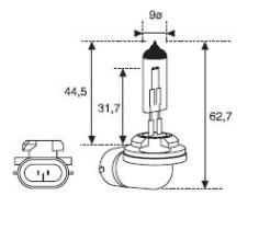 Amolux 881 - LAMP.HAL.12V 27W PGJ-13 P-N