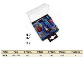  920E - ESTUCHE LAMPARAS H-7/H-1 12V