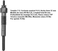 Beru GV705 - CALENTADORES