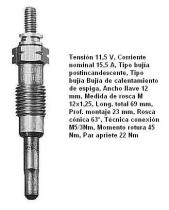 Beru GN858 - CALENTADORES