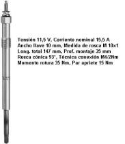 Beru GN939 - CALENTADORES