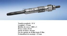 Bosch 0250202002 - BUJIA DE ESPIGA