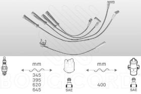 Bougicord 2456 - JUEGO DE CABLES