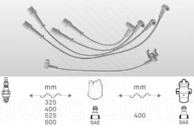 Bougicord 2471 - JUEGO DE CABLES