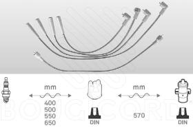 Bougicord 4003 - JUEGO DE CABLES