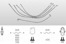 Bougicord 4007 - JUEGO DE CABLES