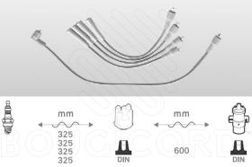 Bougicord 4061 - CABLE ENCENDIDO GAMA ESPIRAL