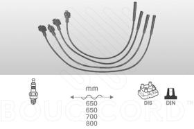 Bougicord 4149 - JUEGO DE CABLES