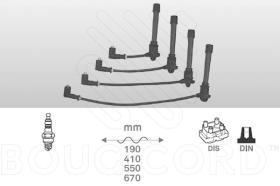 Bougicord 4204 - JUEGO DE CABLES