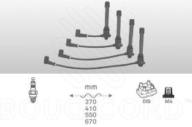 Bougicord 4206 - JUEGO DE CABLES