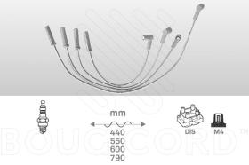 Bougicord 4333 - JUEGO DE CABLES