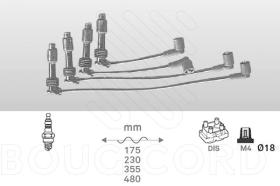 Bougicord 5101 - JUEGO DE CABLES