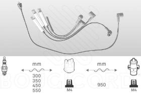 Bougicord 7232 - JUEGO DE CABLES