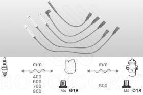 Bougicord 7241 - JUEGO DE CABLES