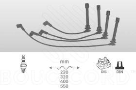 Bougicord 7412 - JUEGO DE CABLES