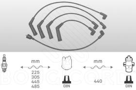 Bougicord 8106 - JUEGO DE CABLES