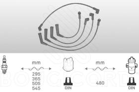 Bougicord 8107 - JUEGO DE CABLES