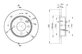 BREMBO 08524320 - DISCOS DE FRENO DELANTEROS