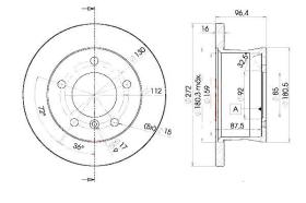 BREMBO 08772510 - DISCOS DE FRENO TRASEROS