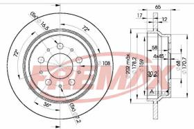 BREMBO 08776510 - DISCOS DE FRENO TRASEROS