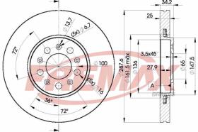 BREMBO 09701020 - DISCOS DE FRENO DELANTEROS