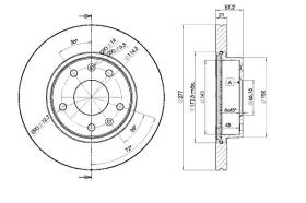 BREMBO 09860910 - DISCOS DE FRENO DELANTEROS