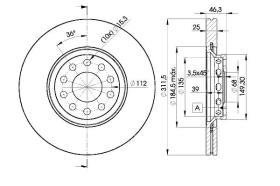 BREMBO 09869011 - DISCOS DE FRENO DELANTEROS