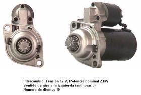 Cevam 3034 - MOTOR DE ARRANQUE AUDI-FORD-SEAT-VW A3-GALAXY-L