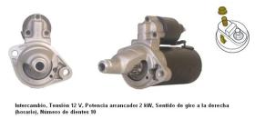 Cevam 3874 - MOTOR DE ARRANQUE AUDI-VOLKSWAGEN A4-A6-A8-PASSAT