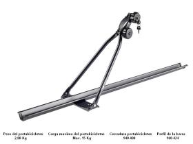 Cruzber 940001 - PORTABICICLETAS BIKE-RACK N DOBLE POMO