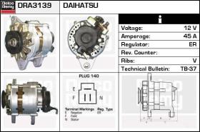 Delco Remy DRA3139 - ALTERNADOR DAIHATSU