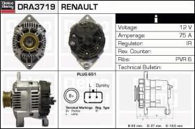 Delco Remy DRA3719 - ALTERNADOR RENAULT,VAUXHALL