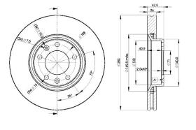 DELPHI BG2688 - DISCOS DE FRENO DELANTEROS