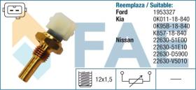 Fae 33130 - SENSORES DE TEMPERATURA