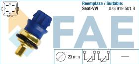 Fae 33780 - SENSORES DE TEMPERATURA