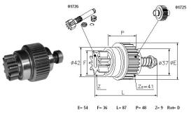  1716 - PIÑON CON REDUCTOR JAP