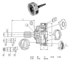 Ghibaudi 1959 - EJE REDUCTOR